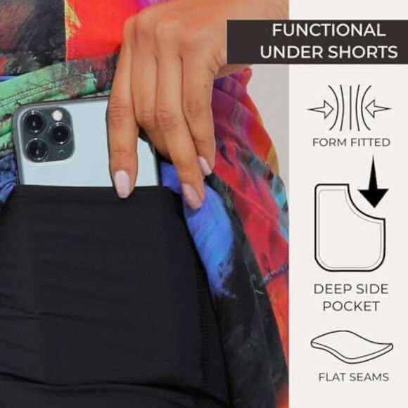 Dona Jo Birdie Skort Tie dye colorful Size large - Picture 7 of 8